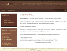 Tablet Screenshot of firma-aris.pl
